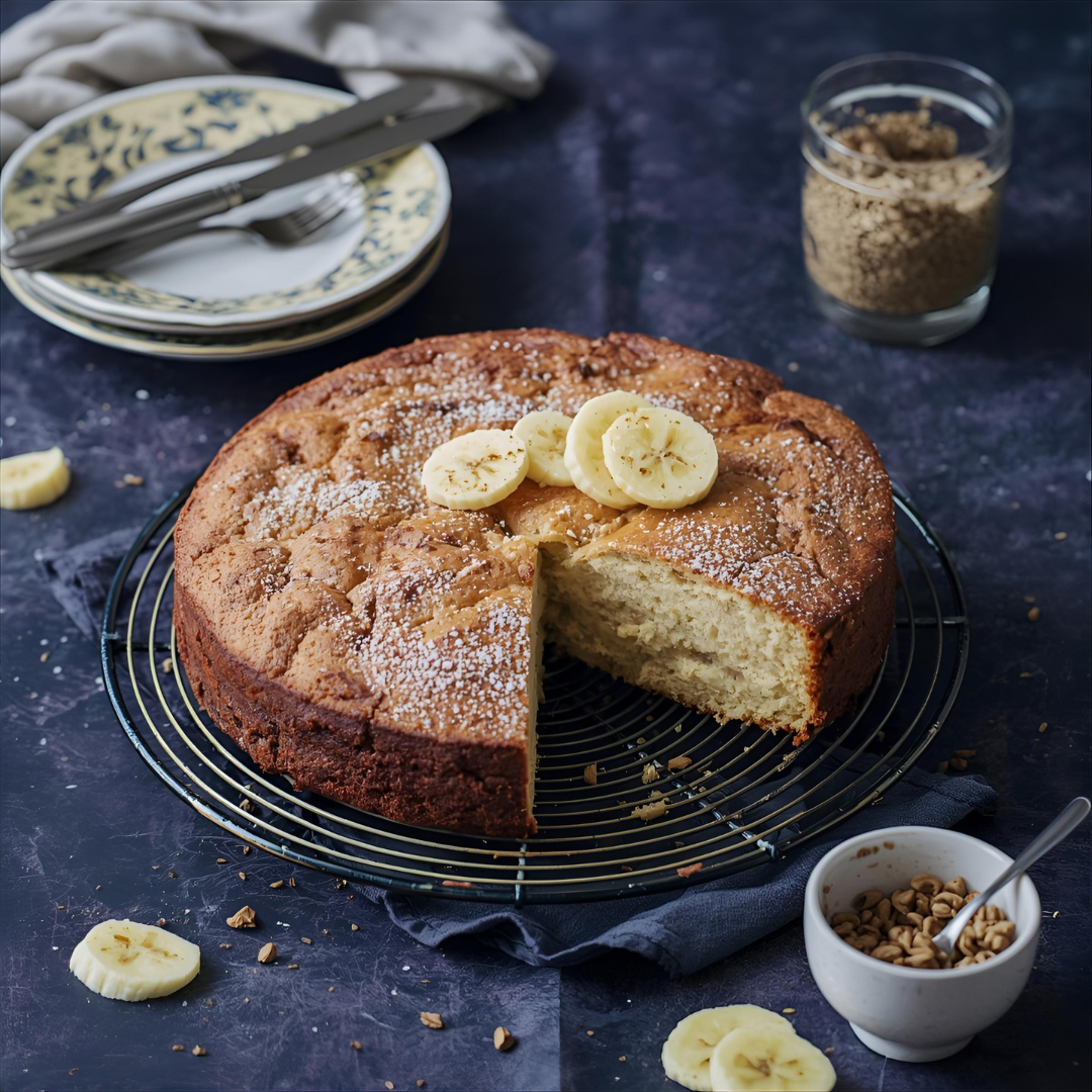 Bananen-Quark-Kuchen – leicht, saftig & einfach