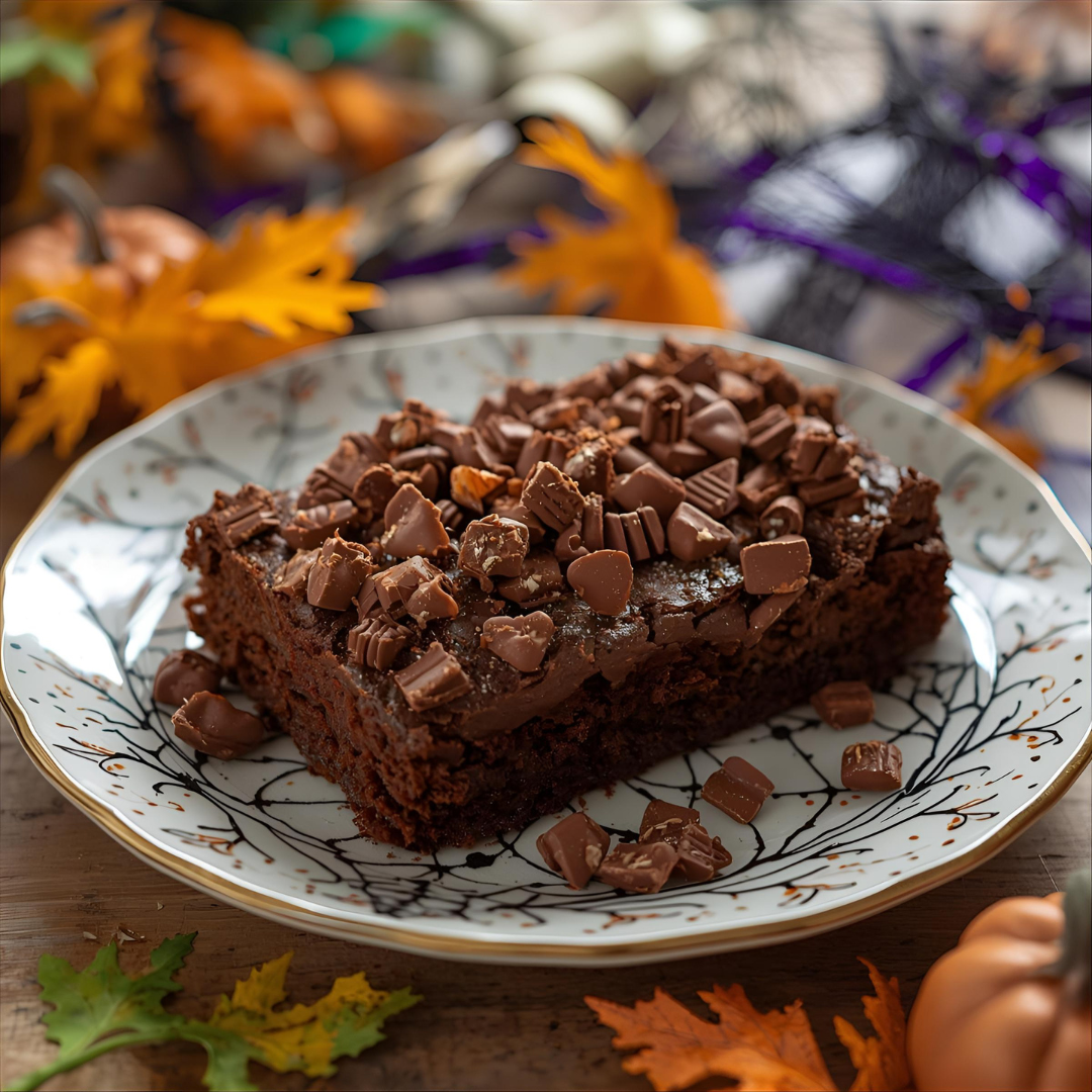 Kürbis-Schoko-Kuchen ohne Zucker – saftig & gesund zu Halloween